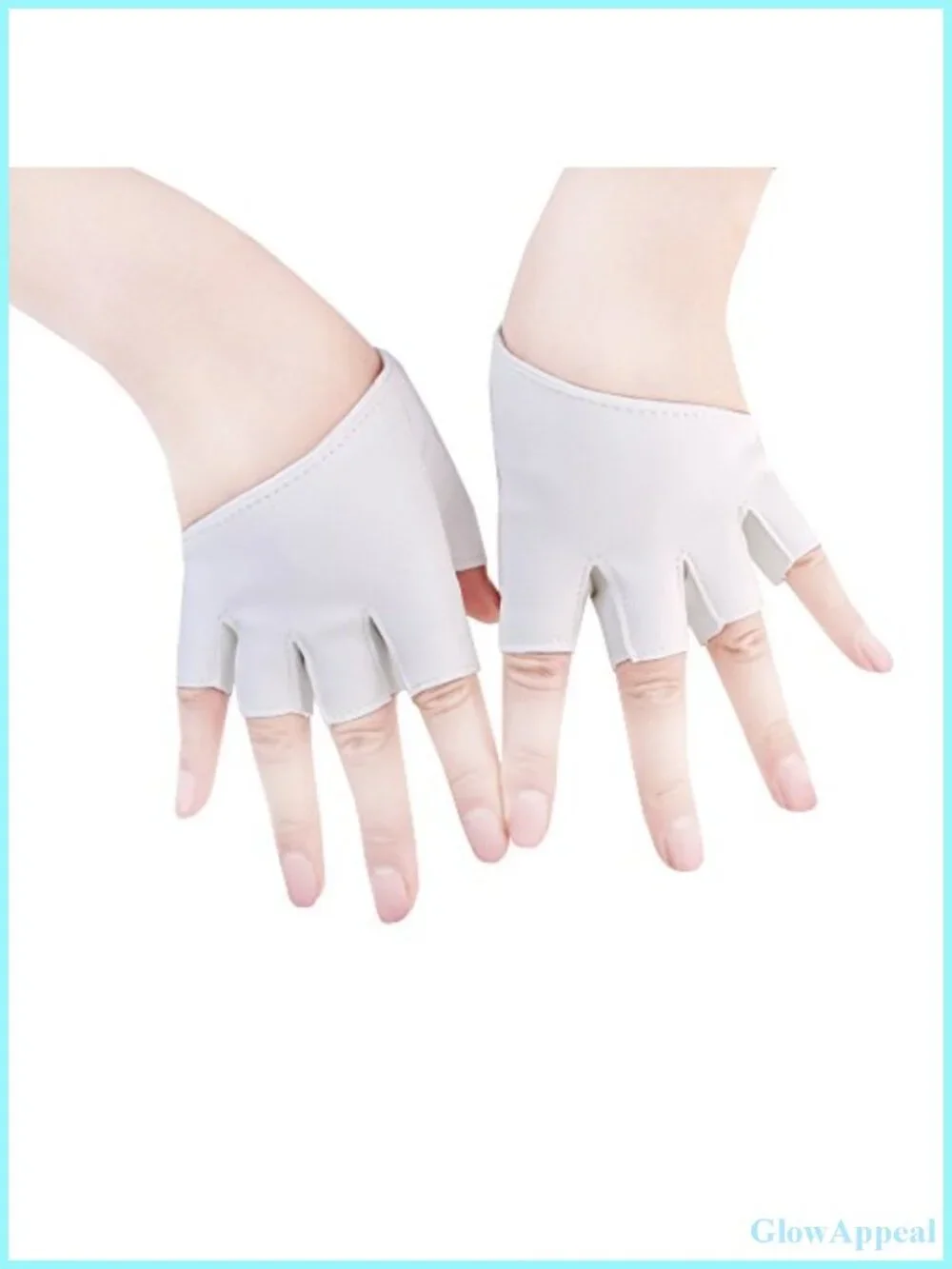 Women's Punk Half Finger PU Leather Gloves